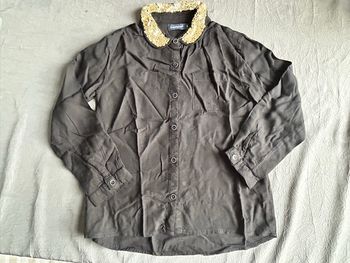 Chemise festive noire enfant fille
