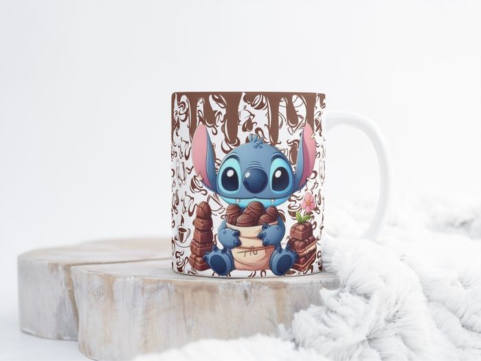 Mug stitch chocolat