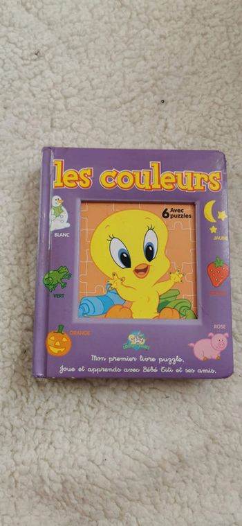 Livre puzzle couleur titi