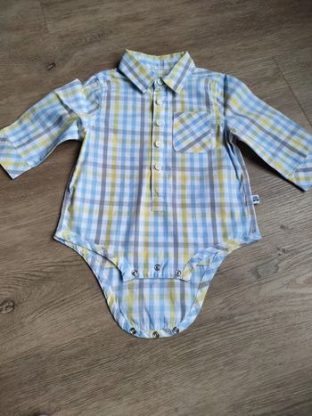Chemise bodie 6 mois neuve