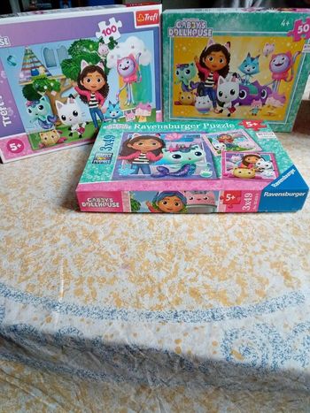 Lot puzzle Gabby et la maison magique 