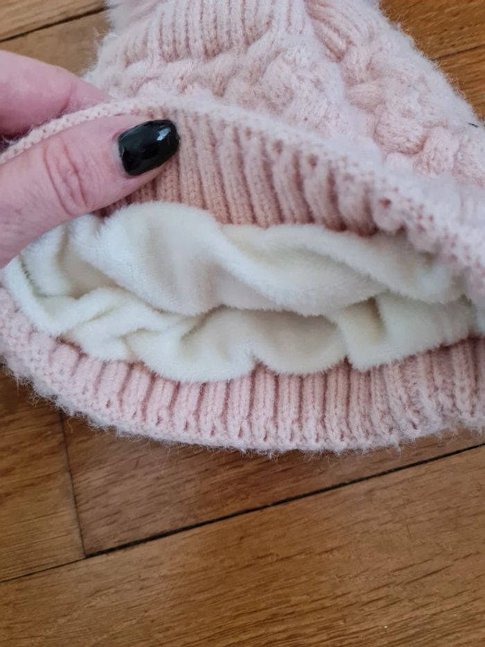 Bonnet chaud fille 12 mois - photo numéro 2