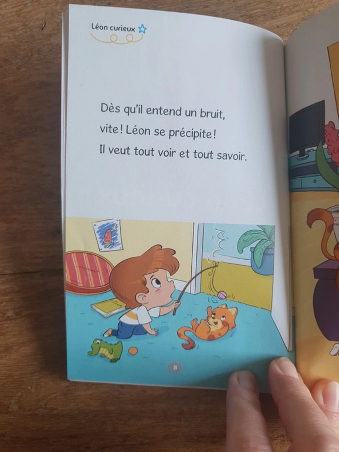 Livre Léon curieux et Léon timide. - photo numéro 4