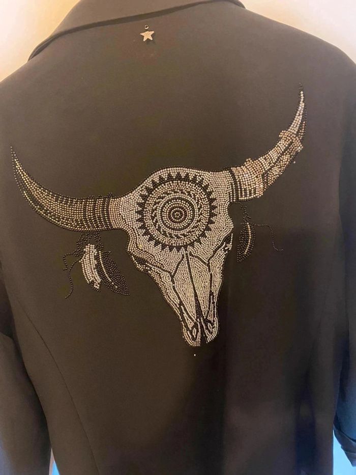 April vintage ceste noire taureau glitter taiile 2 - photo numéro 3