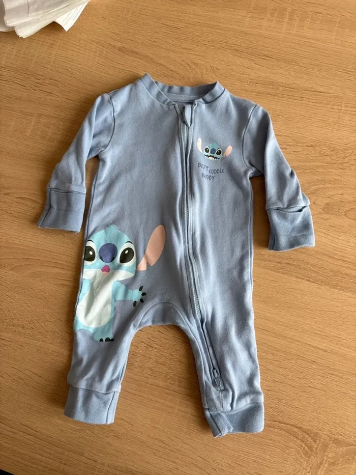 Pyjama léger Stitch 3 mois sans pied Primark