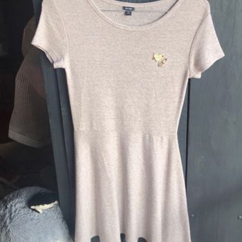 Robe grise manches courtes KIABI 10ans