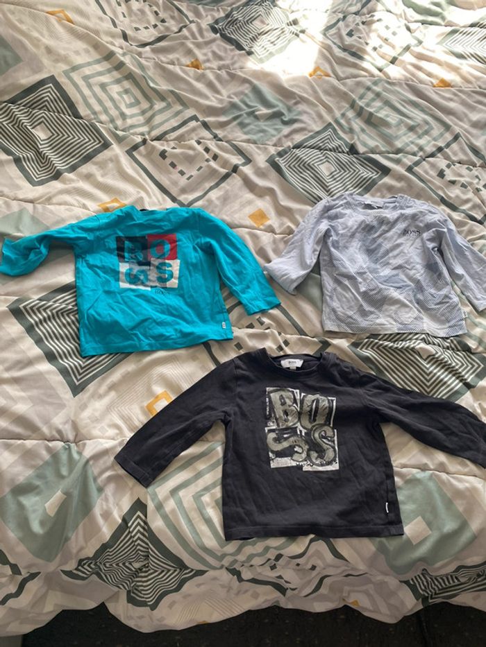 Lot de 3 pull fin Hugo boss garçon 18 mois