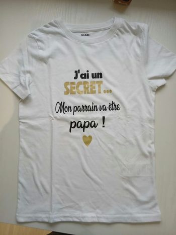 T-shirt jai une secret