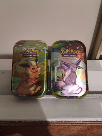 Pokémon mini tins ev8.5 évolutions prismatiques Pyroli + mentali
