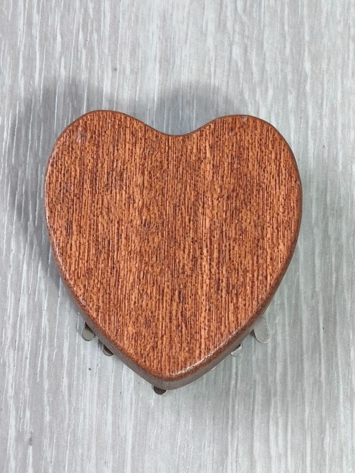 Jeu musical en bois en forme de coeur kalimba - photo numéro 3