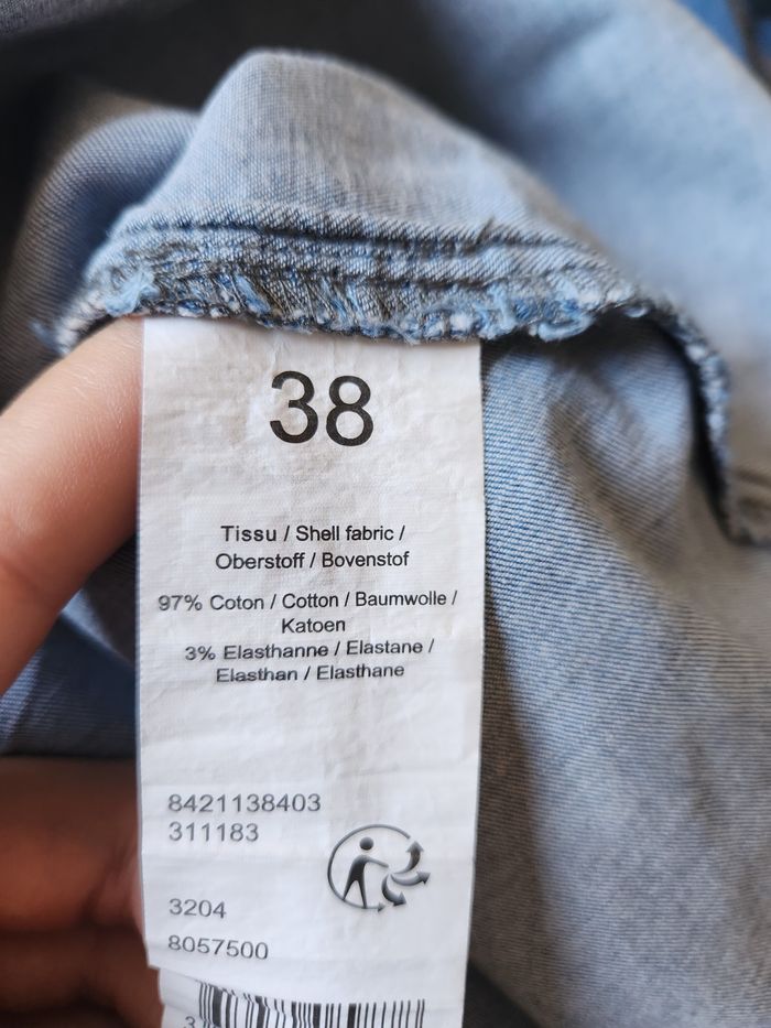 Chemise en jean Grain de Malice – T.38 – Parfait état 💙 - photo numéro 6