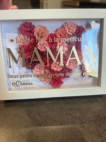 Cadre cadeau personnalisé fête des maman 