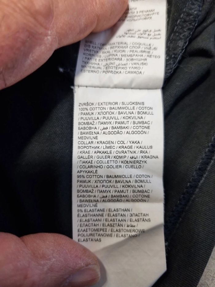 T-shirt à manches longues homme - Taille XXL / 44 - Puma - Noir floqué blanc - photo numéro 5