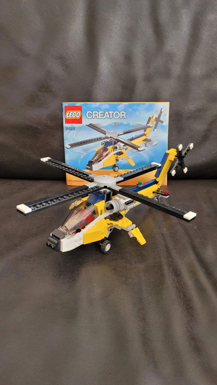 Lego Creator Hélicoptère jaune complet