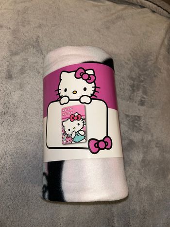 Couverture plaid hello kitty