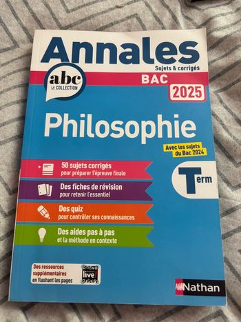 Annales bac philosophie 