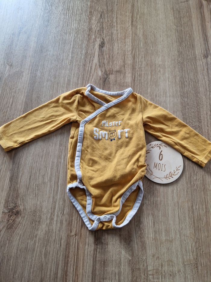 Body croisé « Mister Smart » 6 mois - Orchestra