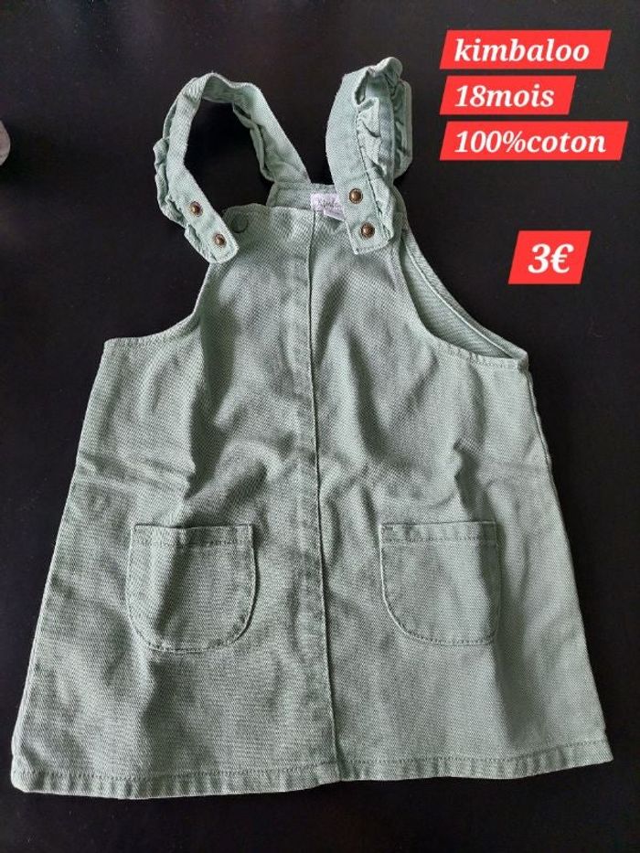 Robe avec bretelles fille 18mois