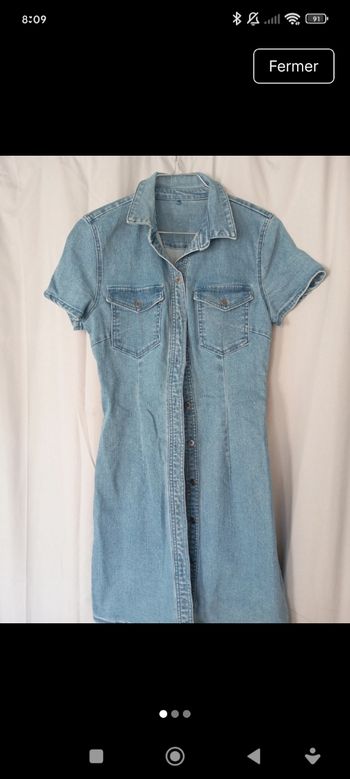 Robe en jean 