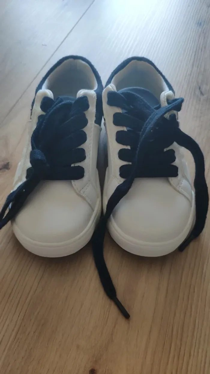 Chaussures baskets saxo blues taille 26 - photo numéro 2