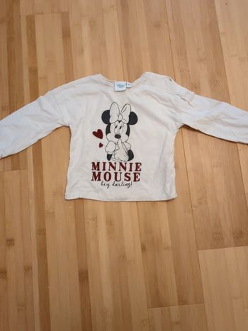 T shirt manches longues Minnie