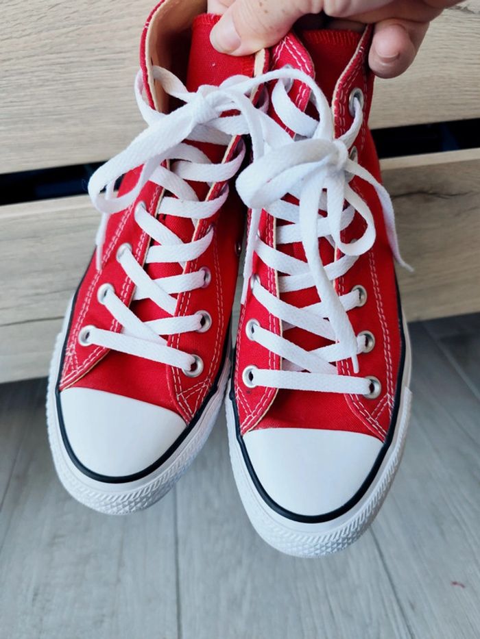 Converse montantes rouge - photo numéro 10