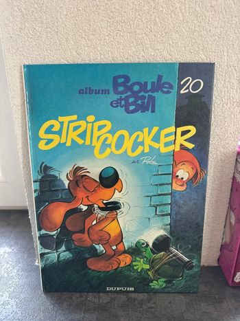 Livre bande dessiné boule et Bill strip cocker