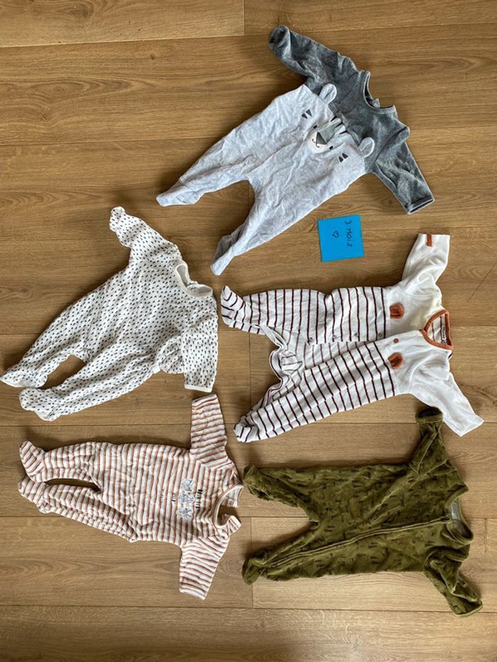 Lot de pyjamas chauds