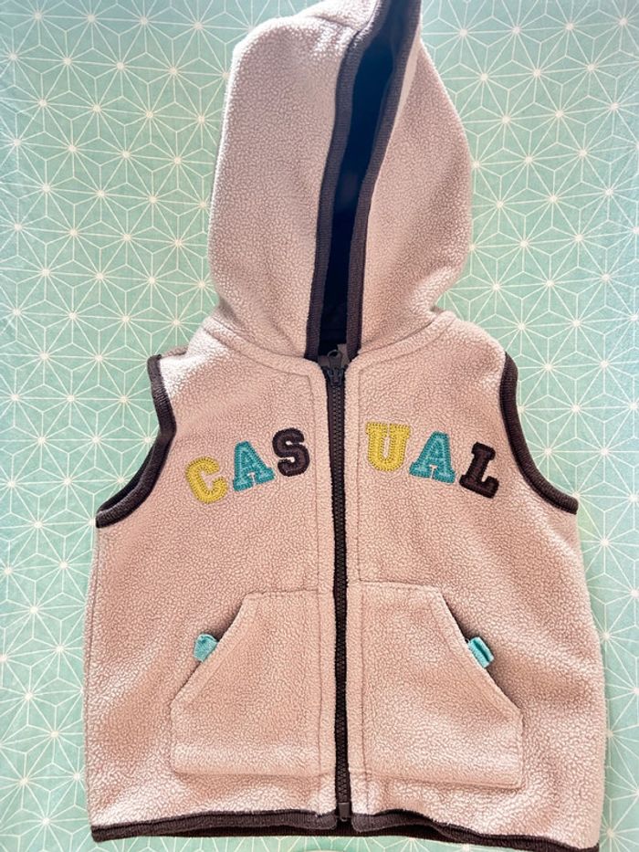 Veste polaire sans manche 12 mois - photo numéro 2