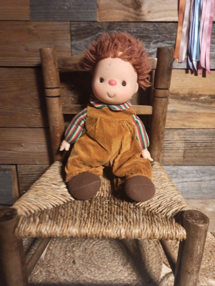 Peluche poupée vintage BE - photo numéro 2