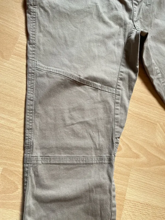 Pantalon en toile beige - photo numéro 3