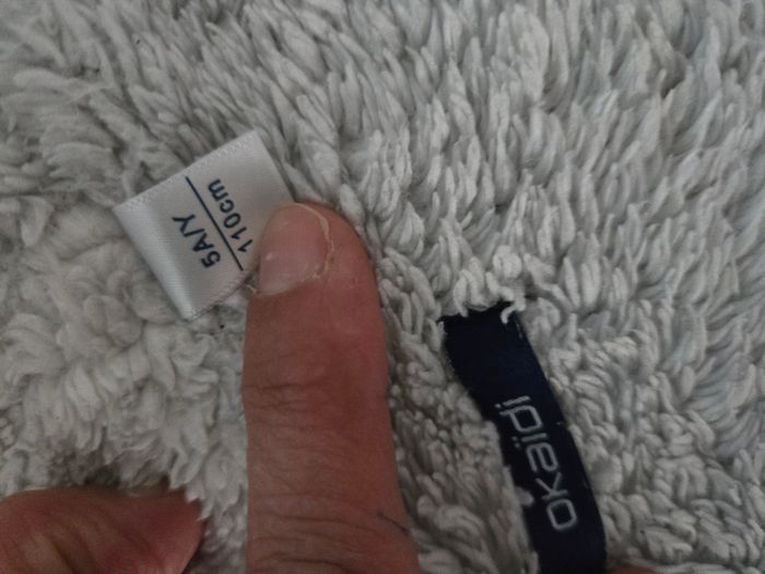 Gilet chaud bleu - photo numéro 3