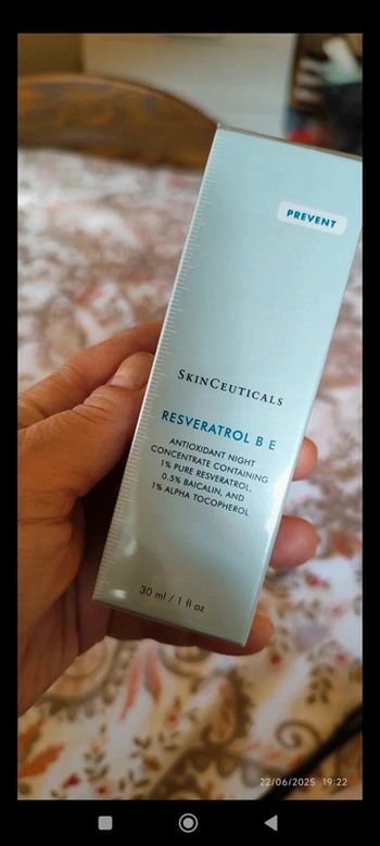 Skinceuticals Resvératrol B E Serum Antioxydant Réparateur de Nuit 30 ml