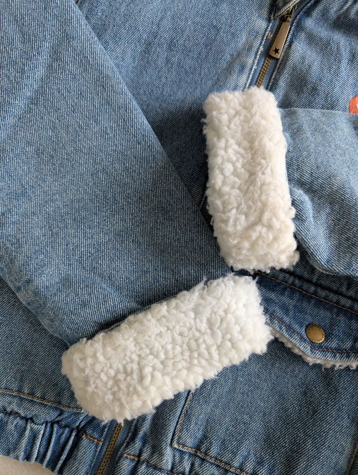 Veste en jean mouton - 5A - Vertbaudet - photo numéro 5
