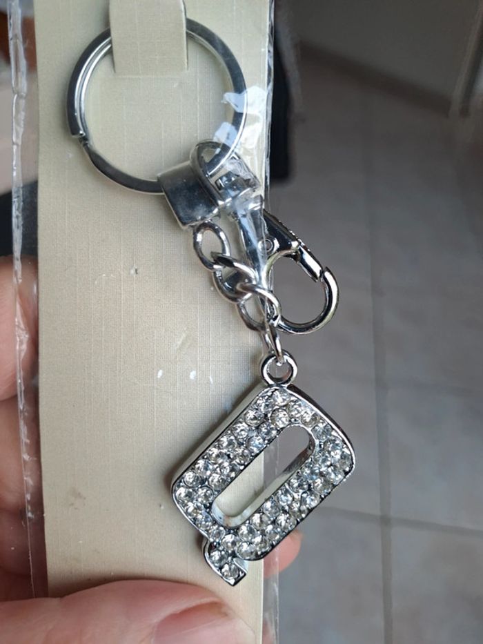 Bijou de sac ou porte clé lettre Q