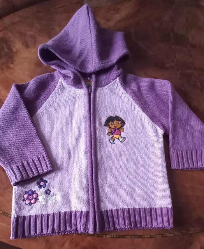 Gilet 3 ans Dora l'exploratrice