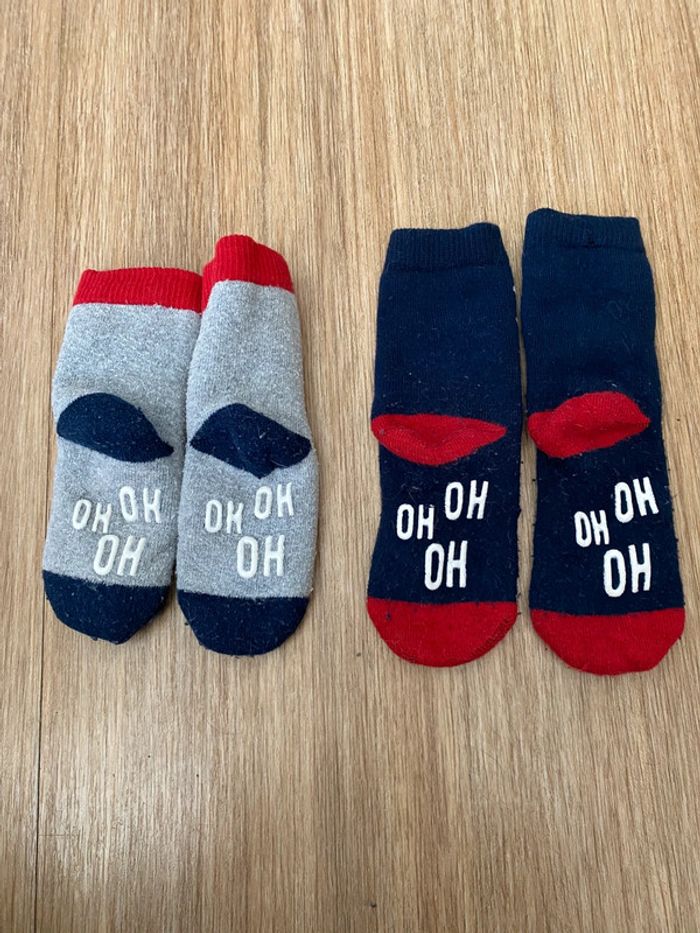 Chaussette anti dérapante thème noël - photo numéro 2