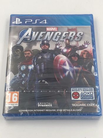 Jeu vidéo Marvel Avengers sur console Ps4 neuf