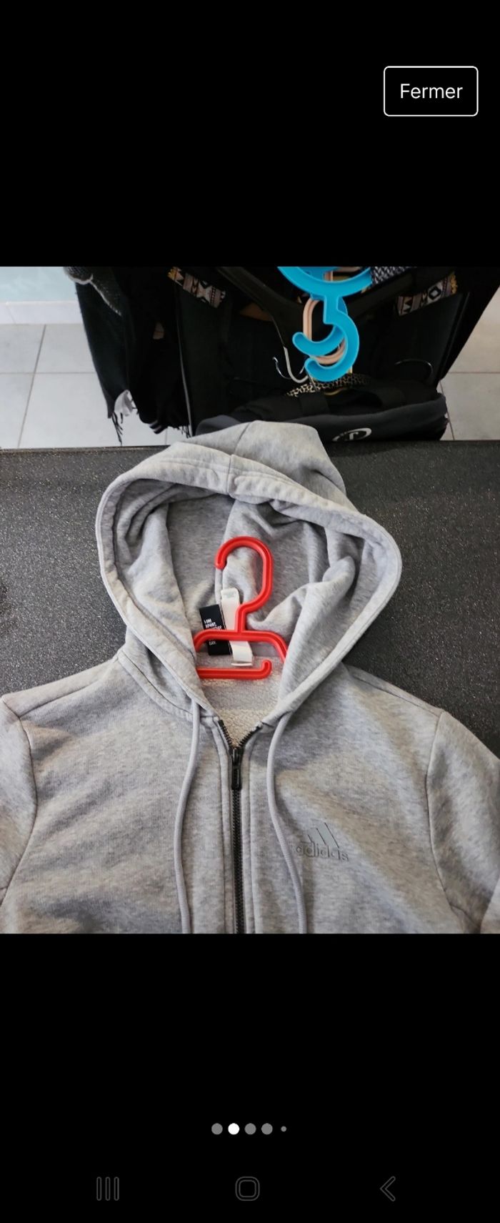 Veste adidas gris - photo numéro 2