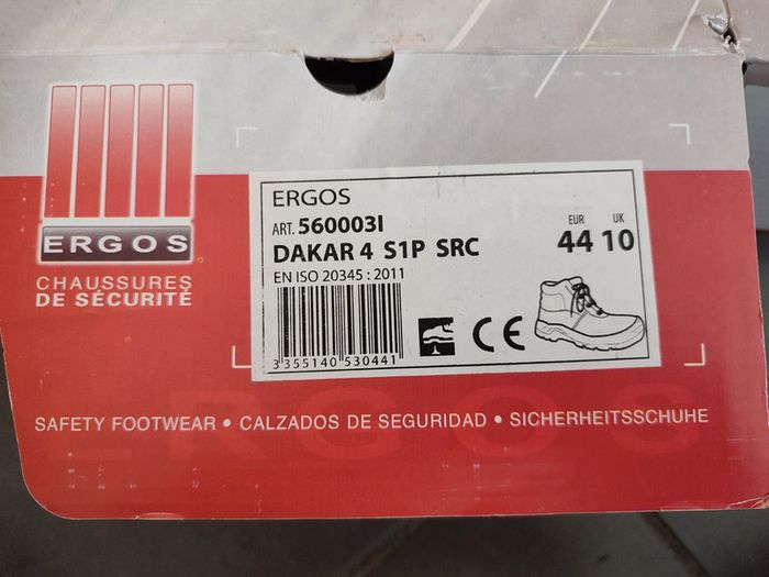 Chaussures de sécurité Ergos - photo numéro 2