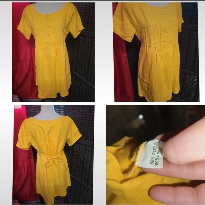 Robe lin et coton HiK taille S