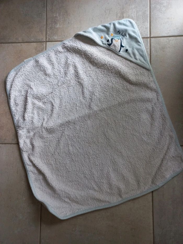 Cape de bain pingouin Mes petits cailloux - photo numéro 2