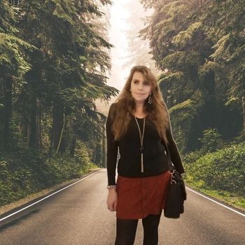 Jupe type 70'S style peau ZARA