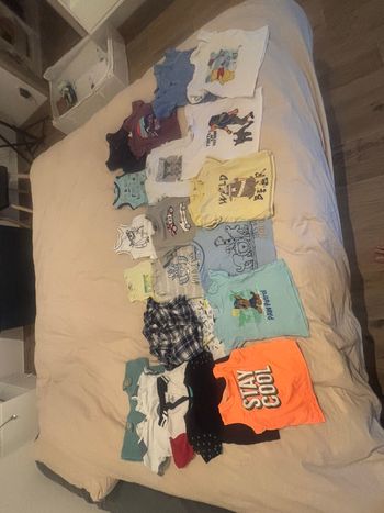 Lot de t-shirts manches courtes garçon 18 mois