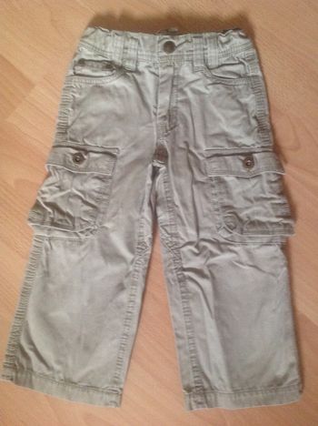 Beau pantalon beige T. 2 ans 86 cm bébé garçon Tape à l'Oeil TBE