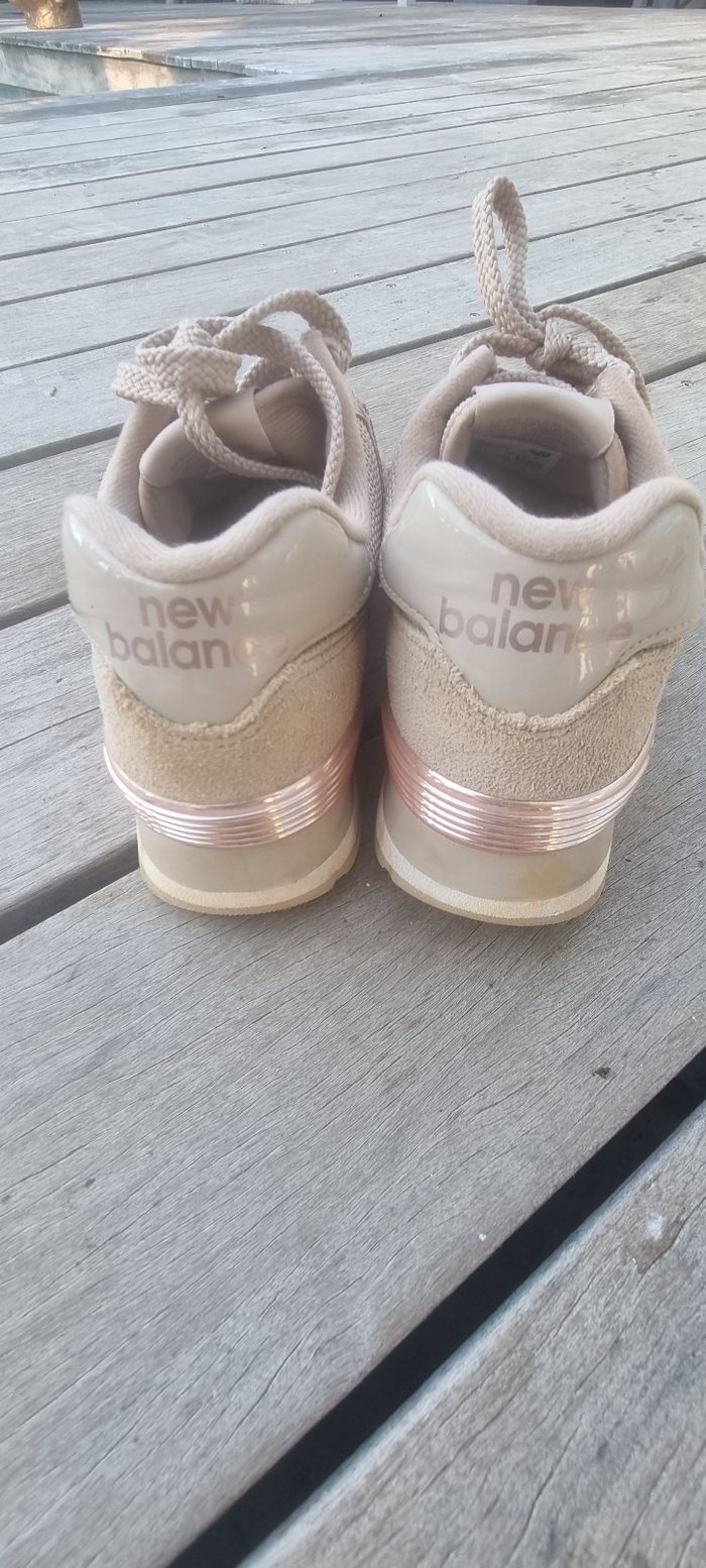 Baskets beige new balance 37 - photo numéro 5