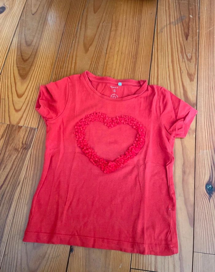 Tee shirt fille name it 2 ans sheryne