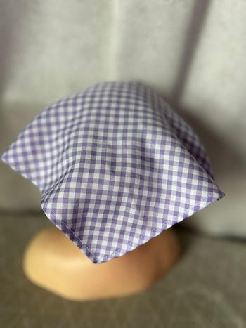Fichu Vichy lilas taille unique
