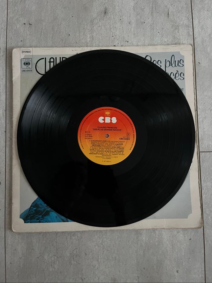 Disque 33 tours Claude François Ses plus grands succès - photo numéro 4