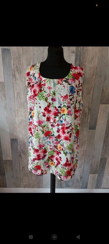 blouse tunique fleurie 46